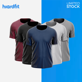 Set of 5 technological T-shirts for men